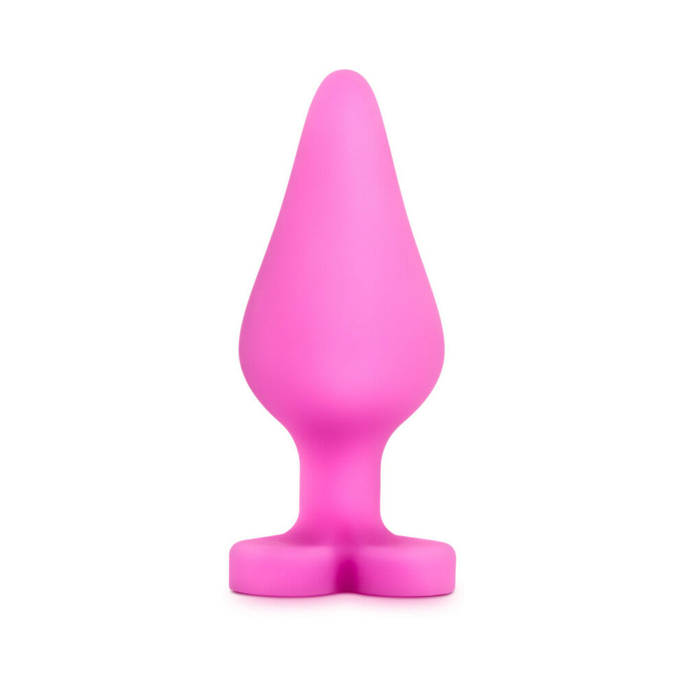 Blush - Play with Me Naughty Candy Hearts ''Be Mine'' Anal Plug Pink - Anal Toys & Stimulators - Silicone