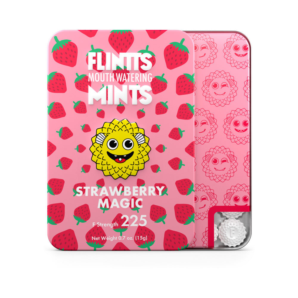 Flintts Mints - Flintts Mints Strawberry Magic - F Strength 225 - Novelties & Games