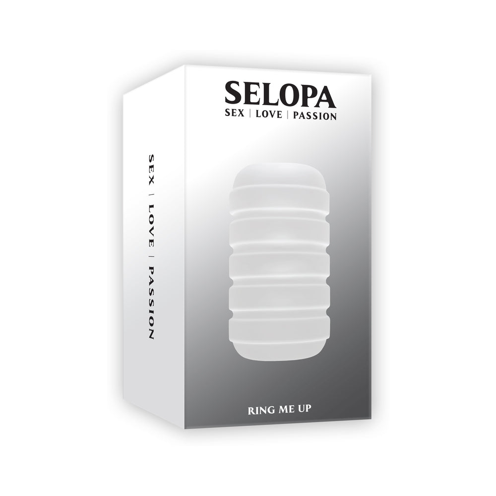 Selopa - Selopa Ring Me Up Stroker TPE Clear - Masturbation Aids for Males - TPE/TPR/Elastomers