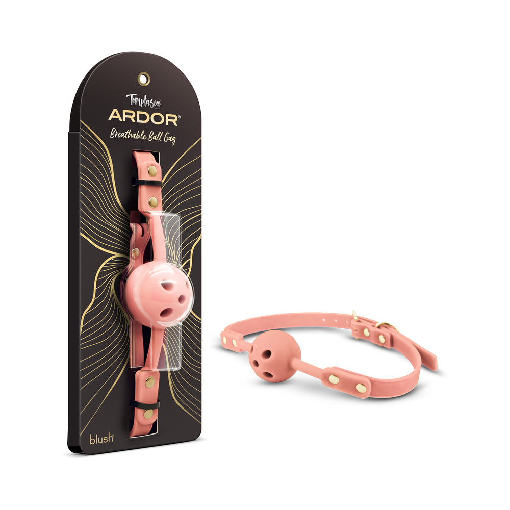 Blush - Temptasia Ardor Ball Gag Pink - Bondage & Fetish Toys