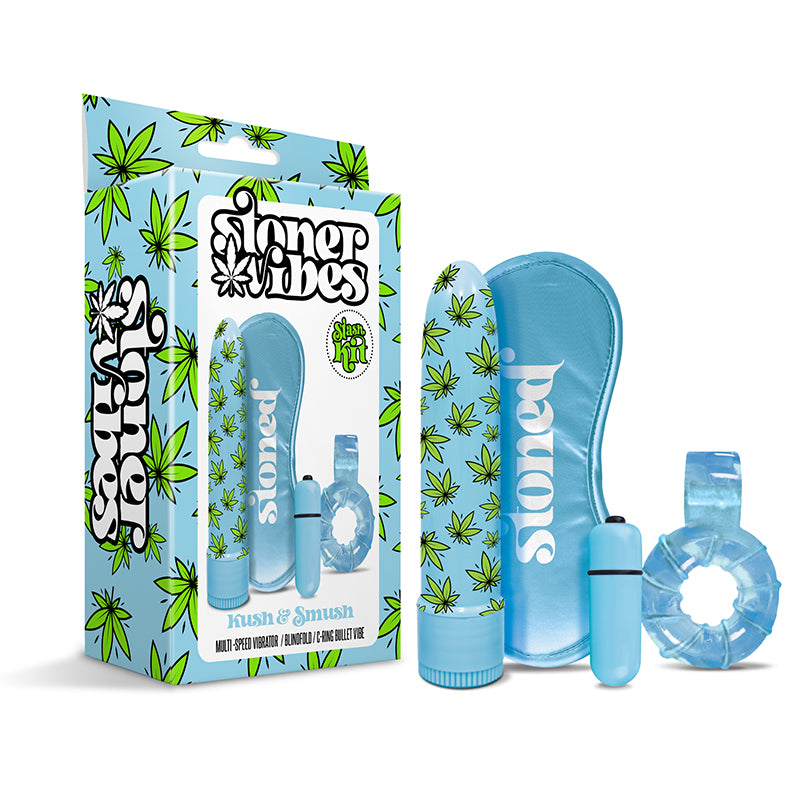 Global Novelties - Stoner Vibes Stash Kit Kush and Smush - Bondage & Fetish Toys - ABS