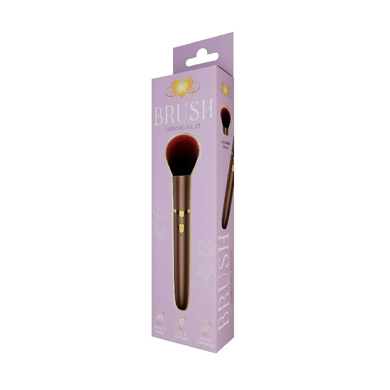 Savage Me - The Pleasure Company Brush Vibrating Bullet Gold - Vibrators