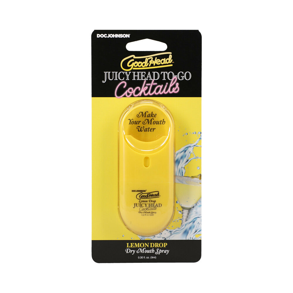 Doc Johnson - GoodHead Juicy Head Cocktails Dry Mouth Spray To-Go Lemon Drop - Supplements & Enhancers