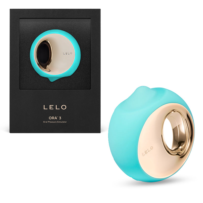 LELO - LELO ORA 3 Rechargeable Clitoral Stimulator Aqua - Vibrators - Silicone