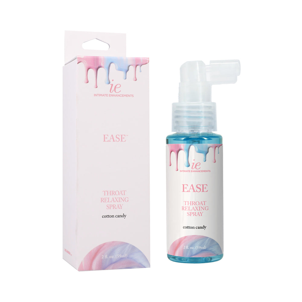 Doc Johnson - Intimate Enhancements Ease Throat Relaxing Spray Cotton Candy 2 oz. - Supplements & Enhancers