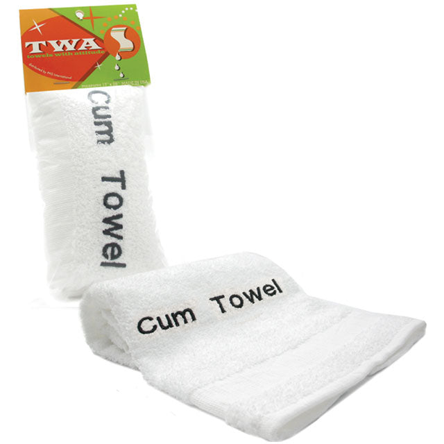 PHS International - Towels With Attitude - Cum Towel - Novelties & Games - Microfiber