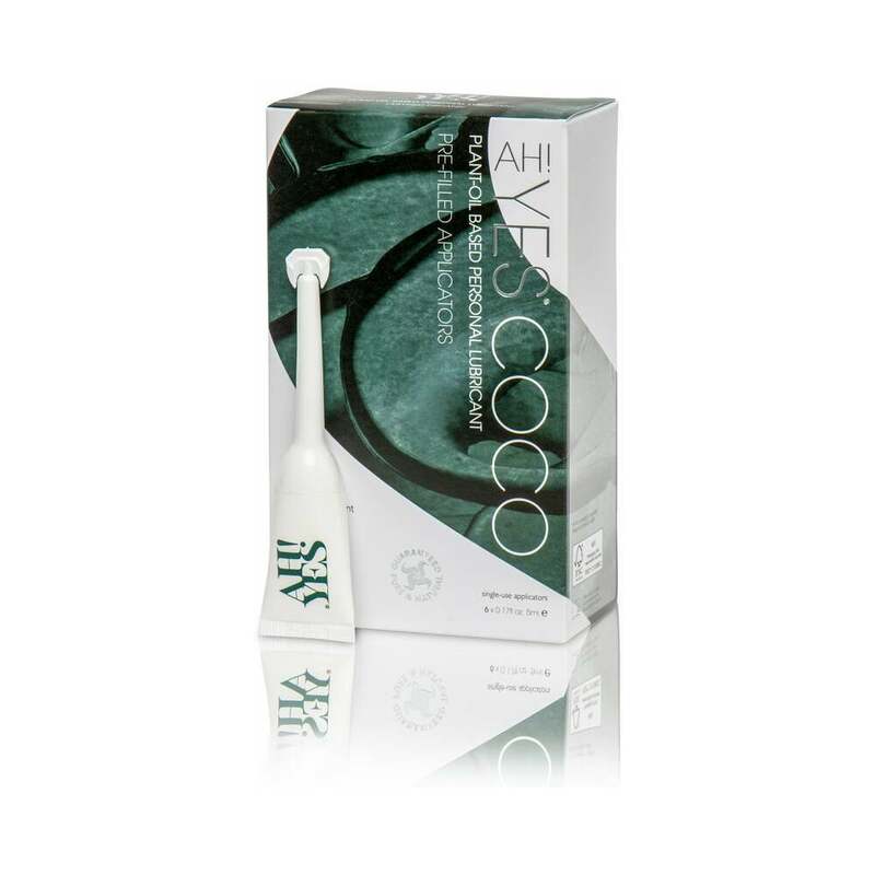 AH! YES - AH! YES COCO Plant-Oil Based Personal Lubricant Applicators 6-Pack 0.17 oz. - Lubricants, Creams & Glides - Liquid