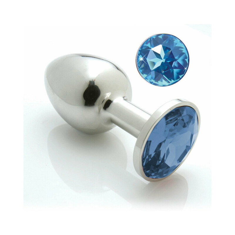 Pretty Plugs - Pretty Plug Large Blue - Anal Toys & Stimulators - Metal