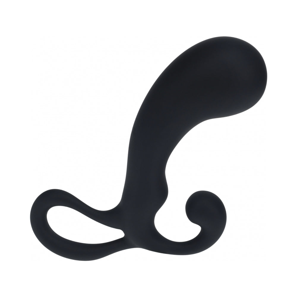 Shots - LEVELZ Bulb with Loop Silicone Prostate Massager Small Black - Anal Toys & Stimulators
