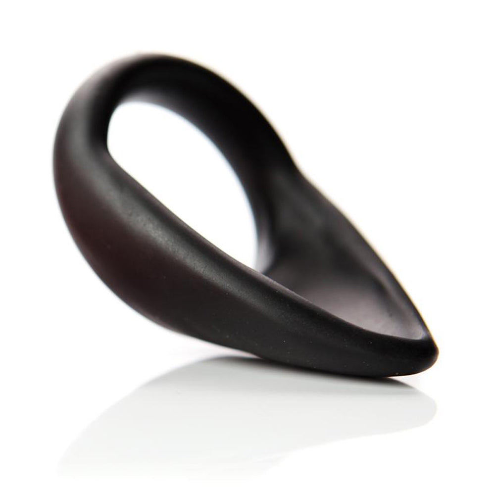 Tantus - Tantus Cock Sling Teardrop 1.75 in. Onyx - Cockrings - Silicone