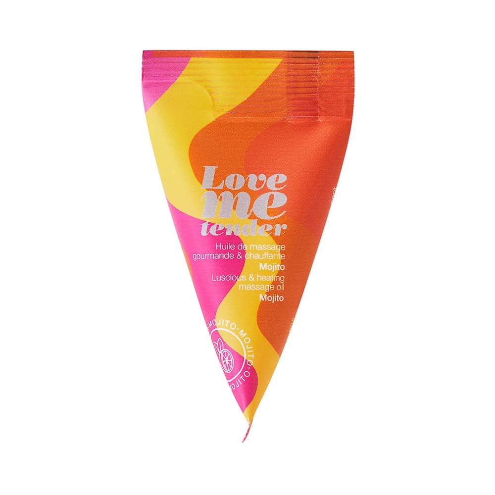 Lovely Planet - Love to Love Love Me Tender Luscious & Heating Massage Oil Mojito 0.33 oz. - Lubricants, Creams & Glides - Liquid