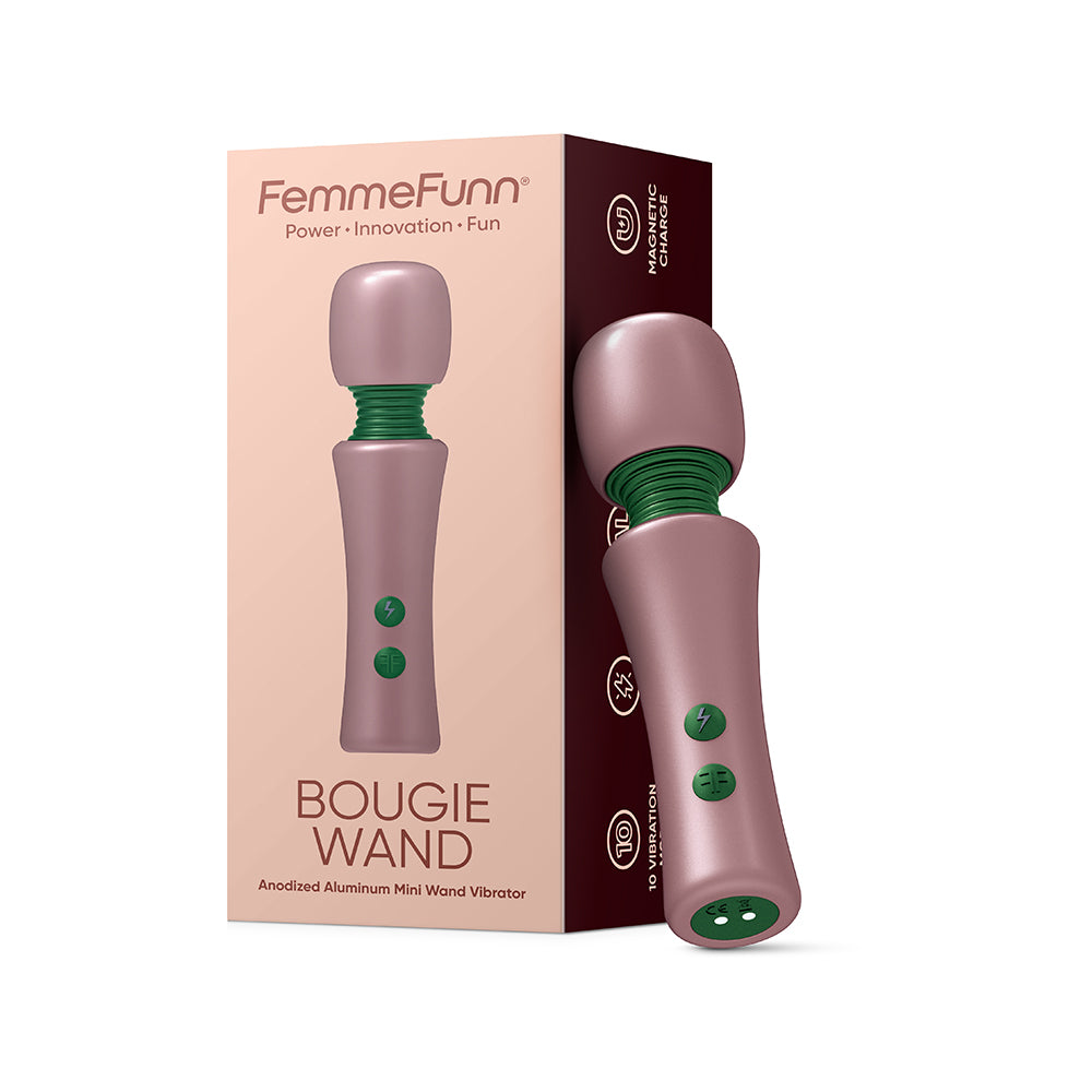 FemmeFunn - FemmeFunn Bougie Wand Rose Gold - Vibrators - Metal