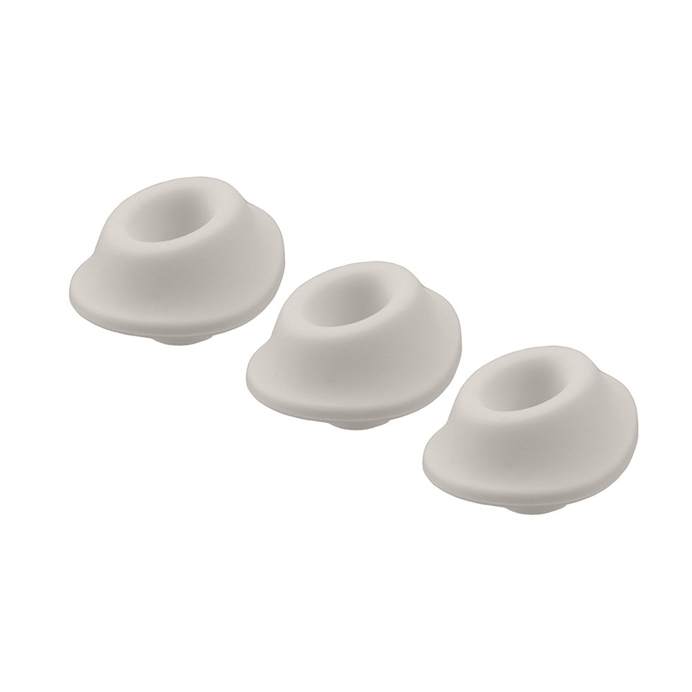 Womanizer - Womanizer 3-Pack Type A Replacement Stimulation Heads Warm Gray S - Vibrators - Silicone