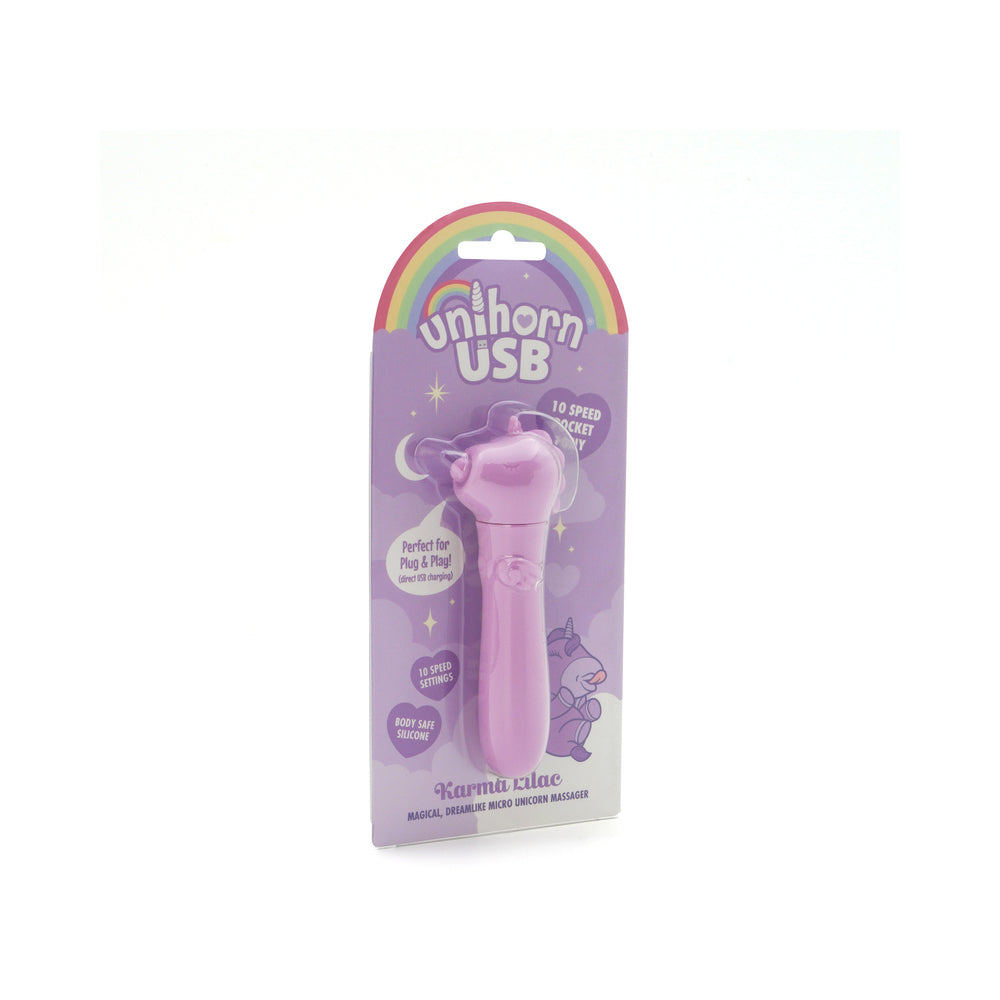 Creative Conceptions - Unihorn USB Bullet Karma Lilac - Vibrators - Silicone