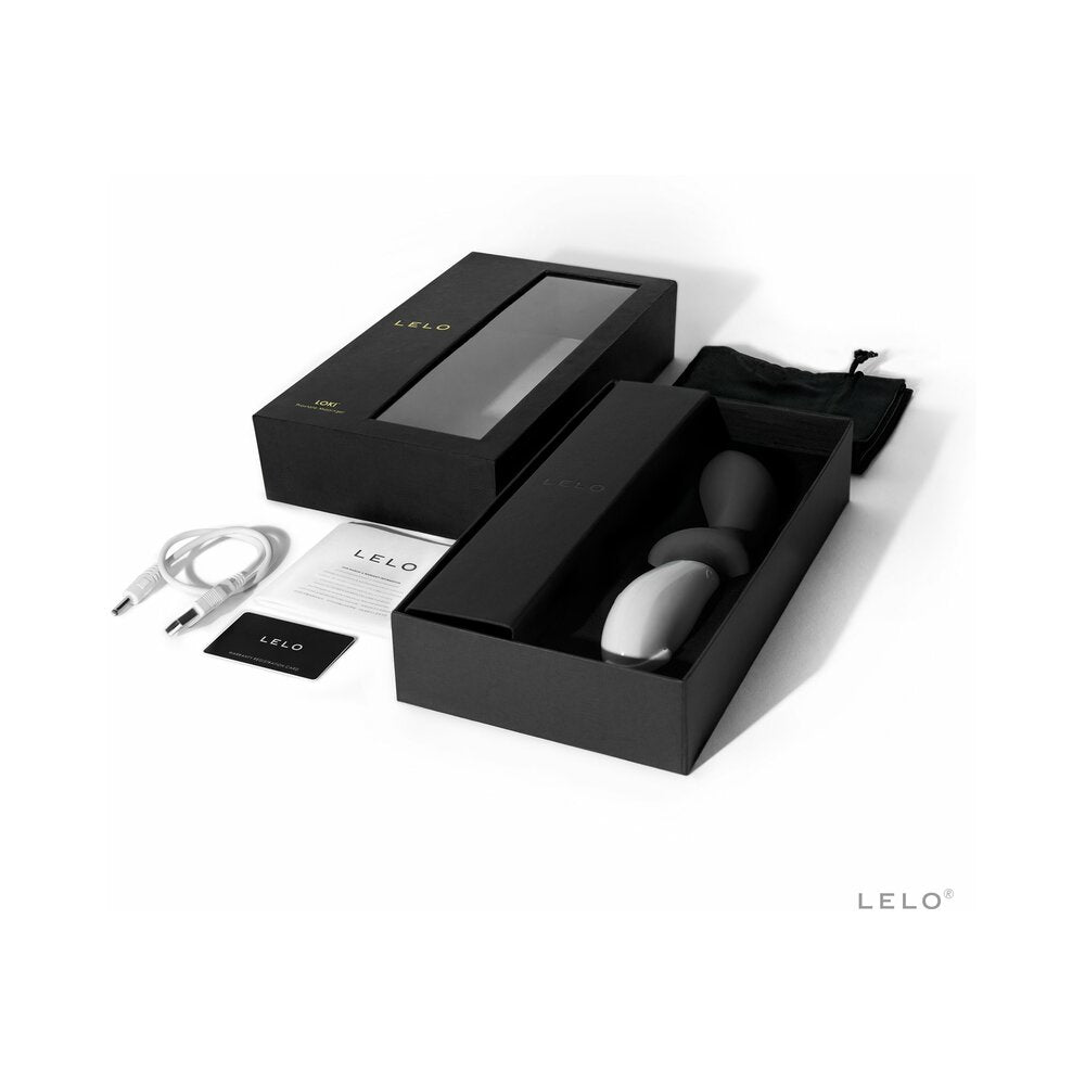 LELO - LELO LOKI Rechargeable Prostate Vibrator Obsidian Black - Anal Toys & Stimulators - Silicone