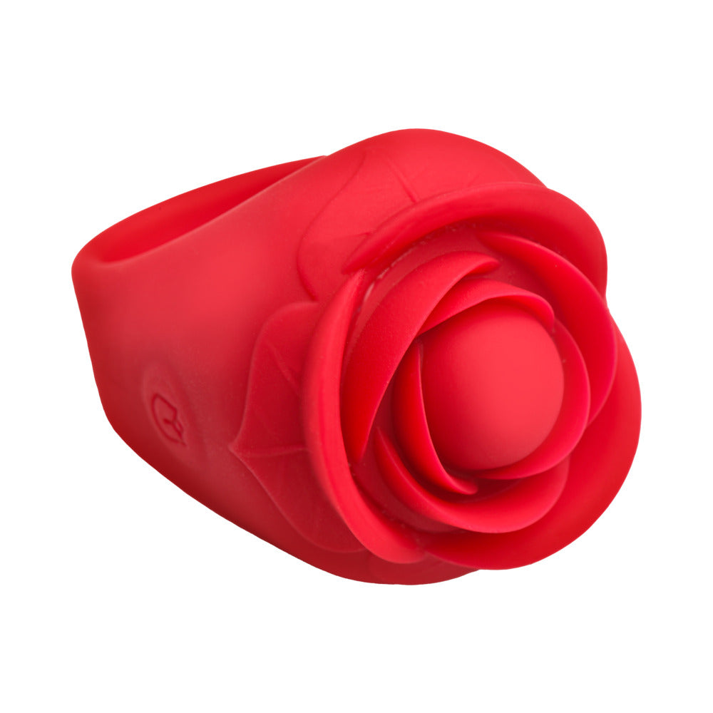 XR Brands - Bloomgasm Rose Ring Discreet Finger Vibrator - Vibrators