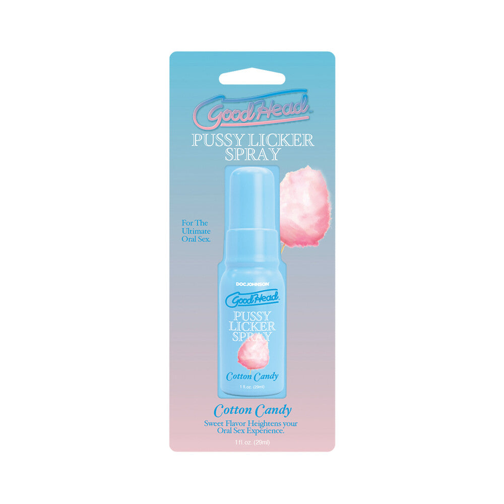 Doc Johnson - GoodHead Pussy Licker Spray Cotton Candy 1 oz. - Supplements & Enhancers - Liquid