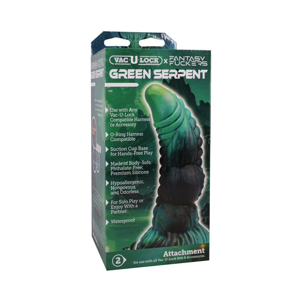 Doc Johnson - Vac-U-Lock x Fantasy Fuckers Green Serpent - Dildos