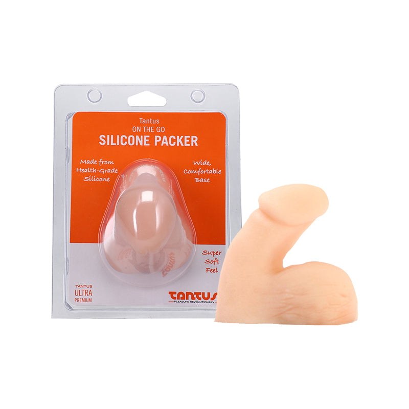 Tantus - Tantus On The Go Silicone Packer Cream (Clamshell) - Dildos - Silicone