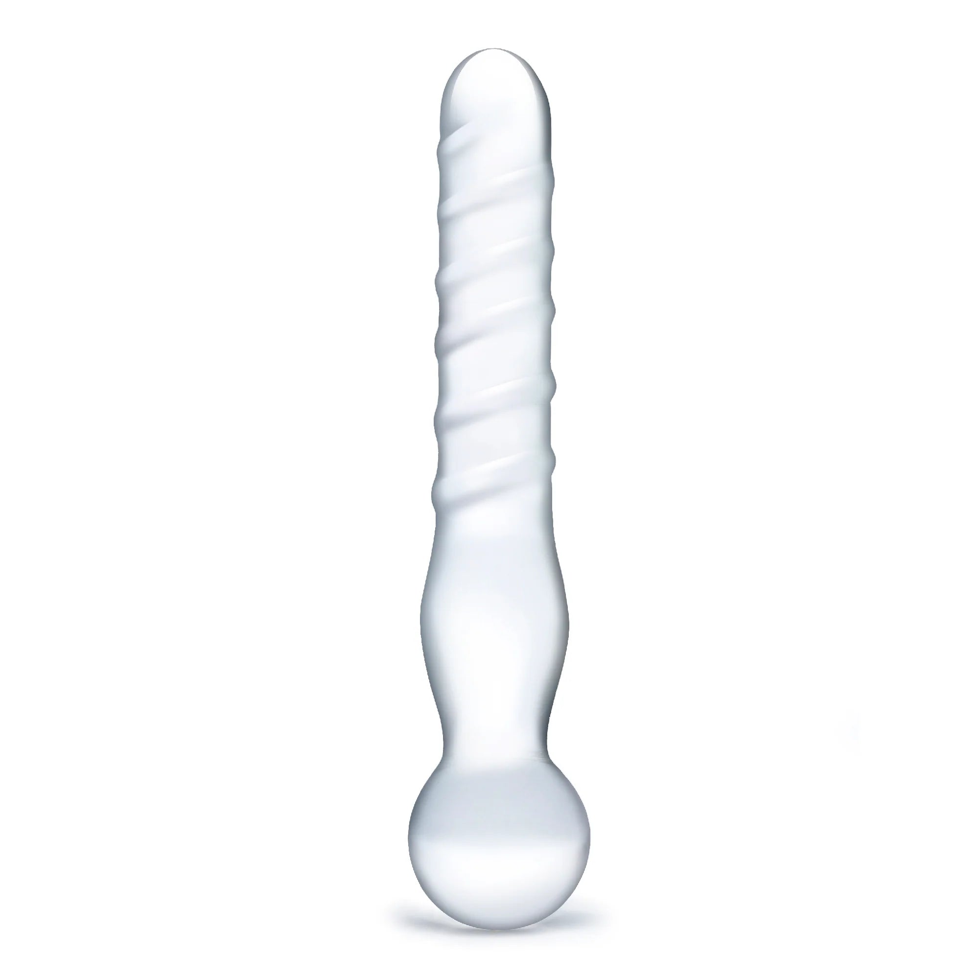 Electric Eel - Glas 8 in. Joystick Clear Glass Dildo - Dildos - Glass