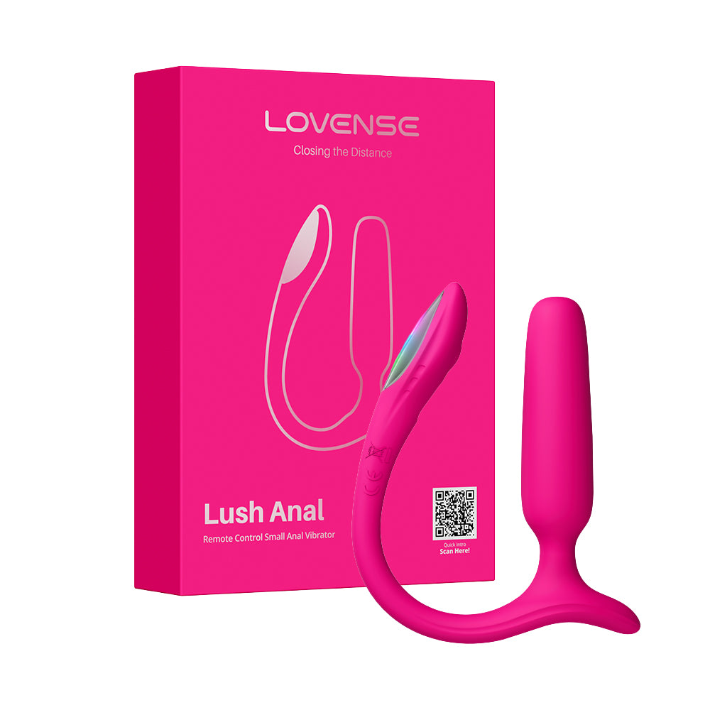 Lovense - Lovense Lush Anal App-Controlled Compact Powerful Butt Plug - Vibrators