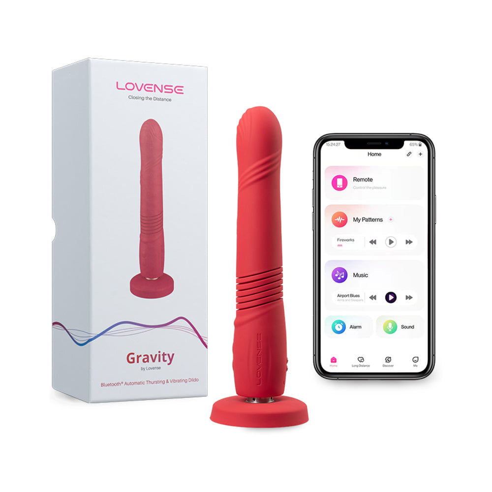 Lovense - Lovense Gravity Thrusting Dildo - Vibrators - Silicone