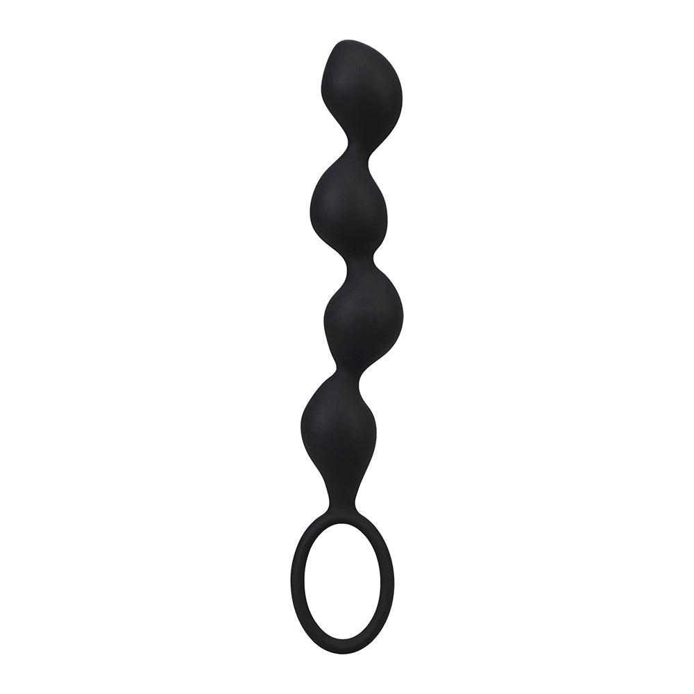 Doc Johnson - Mood Naughty Contour Beads Trainer Set Black - Anal Toys & Stimulators