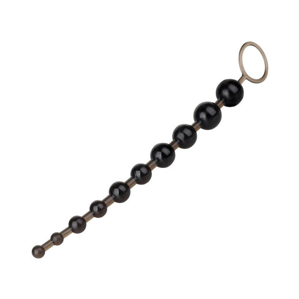 Camtoyz - Camtoyz Black Pimpo Anal Beads - Anal Toys & Stimulators - PVC
