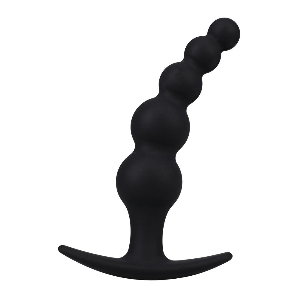 Doc Johnson - Mood Naughty Beaded Trainer Set Black - Anal Toys & Stimulators