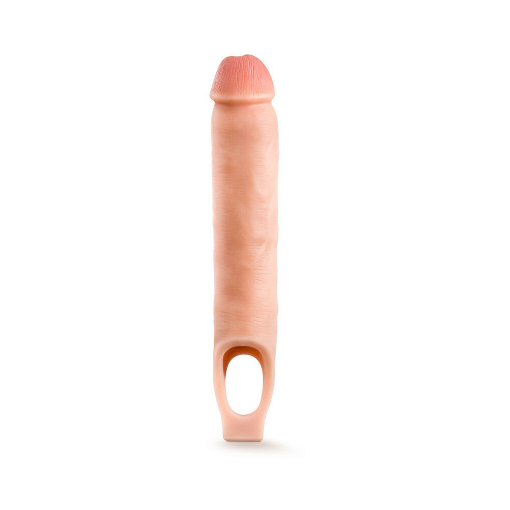 Blush - Performance Plus 11.5 in. Silicone Cock Sheath Penis Extender Sling Beige - Penis Extension & Sleeves - Silicone