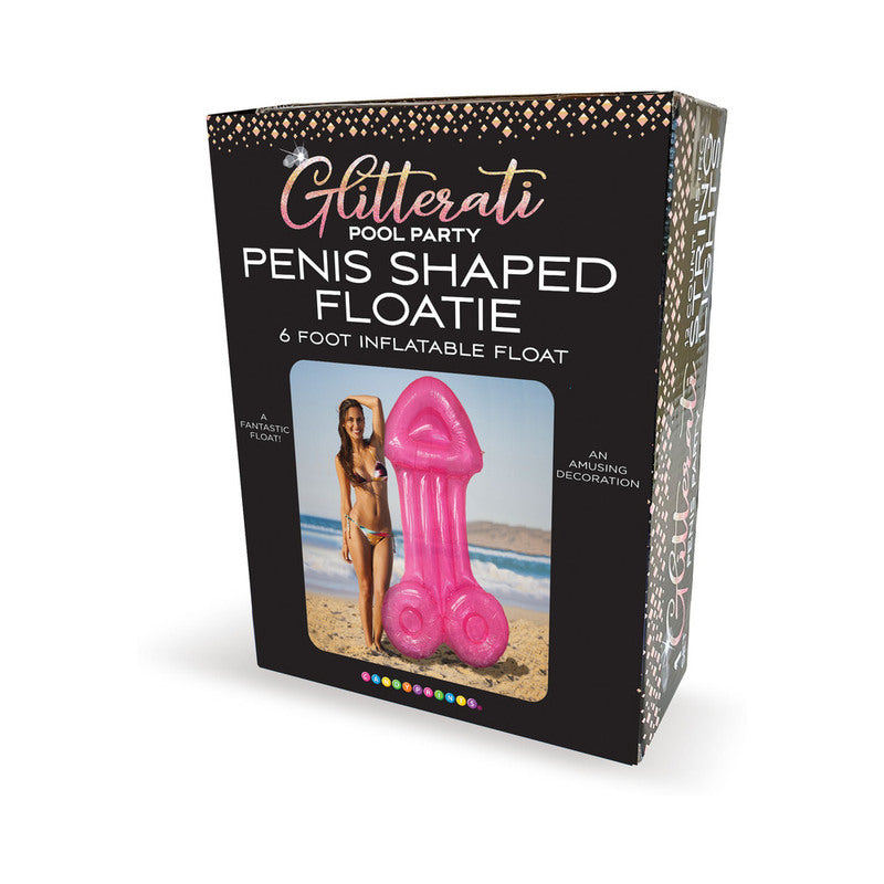 Little Genie - Glitterati Pool Party Penis-Shaped Floatie 6 '' - Novelties & Games - PVC