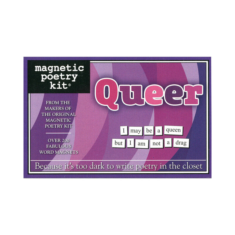 Magnetic Poetry - Magnetic Poetry Kit: Queer Edition - Novelties & Games