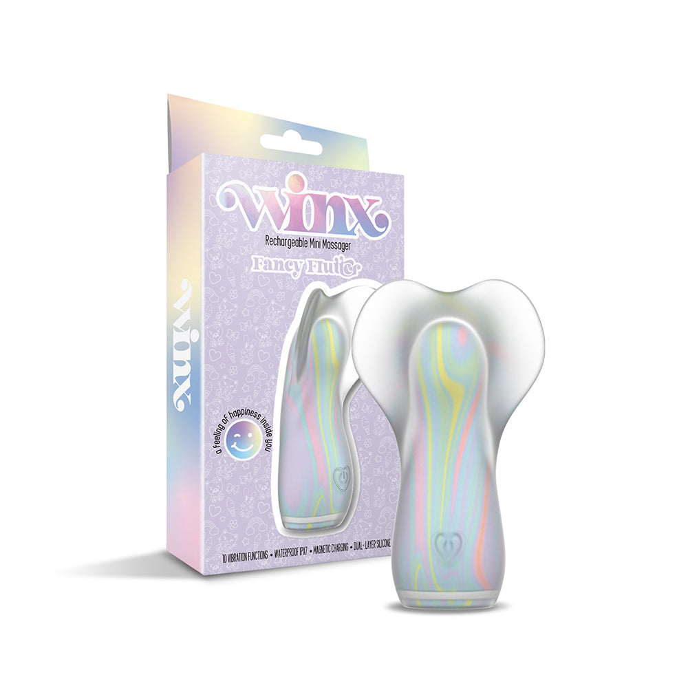 Global Novelties - WINX Fancy Flutter Squishy Silicone Vibrator - Vibrators - Silicone