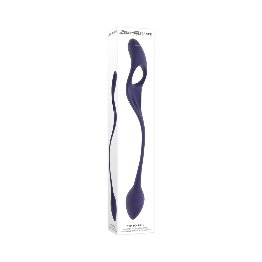 Zero Tolerance - Zero Tolerance Tip To Tail Purple - Anal Toys & Stimulators - Silicone
