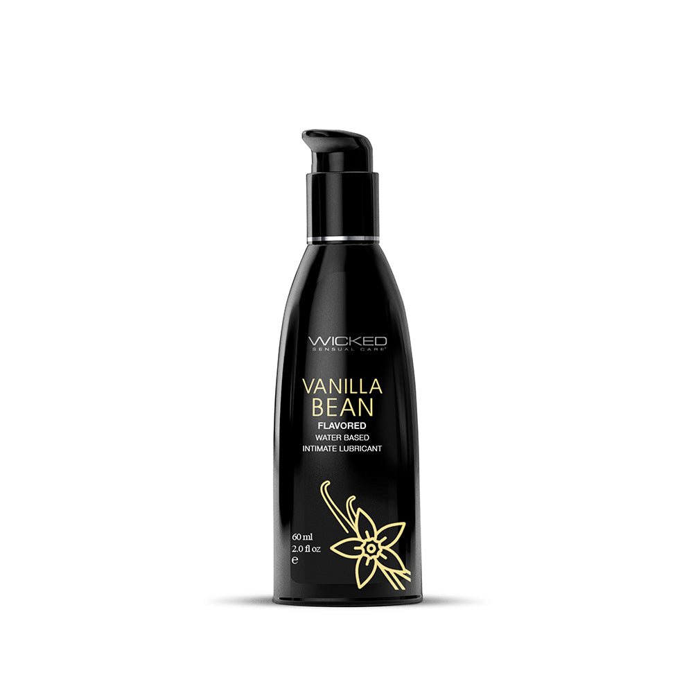 Wicked - Wicked Aqua Vanilla Bean Water-Based Lubricant 2 oz. - Lubricants, Creams & Glides - Liquid