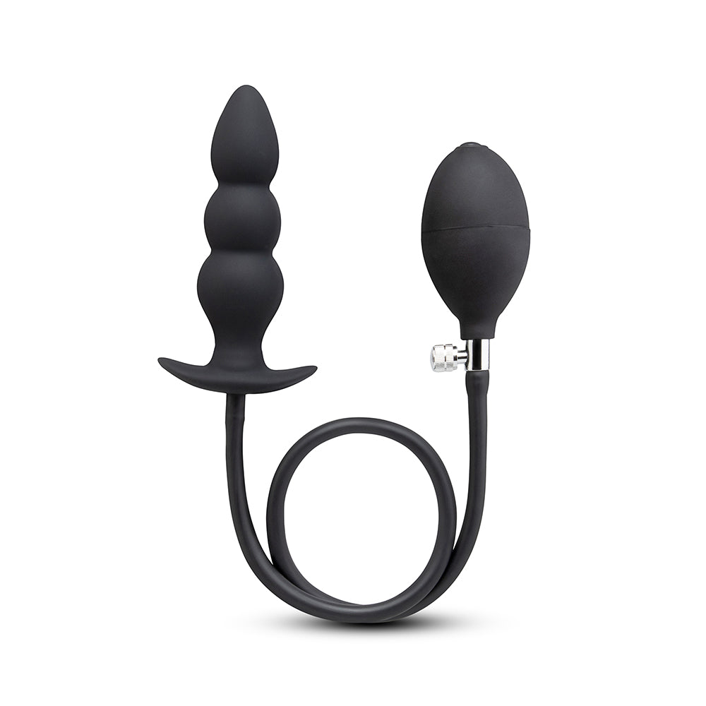 b-Vibe - b-Vibe Beaded Inflatable Anal Plug with Hand Pump - Anal Toys & Stimulators