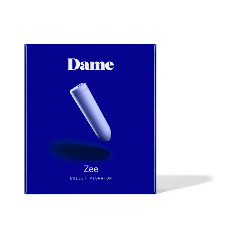 Dame - Dame Zee Bullet Vibrator Periwinkle - Vibrators - ABS