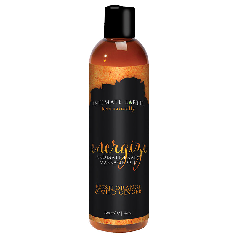 Intimate Earth - Intimate Earth Energize Massage Oil 120 ml/4 oz - Lubricants, Creams & Glides - Liquid