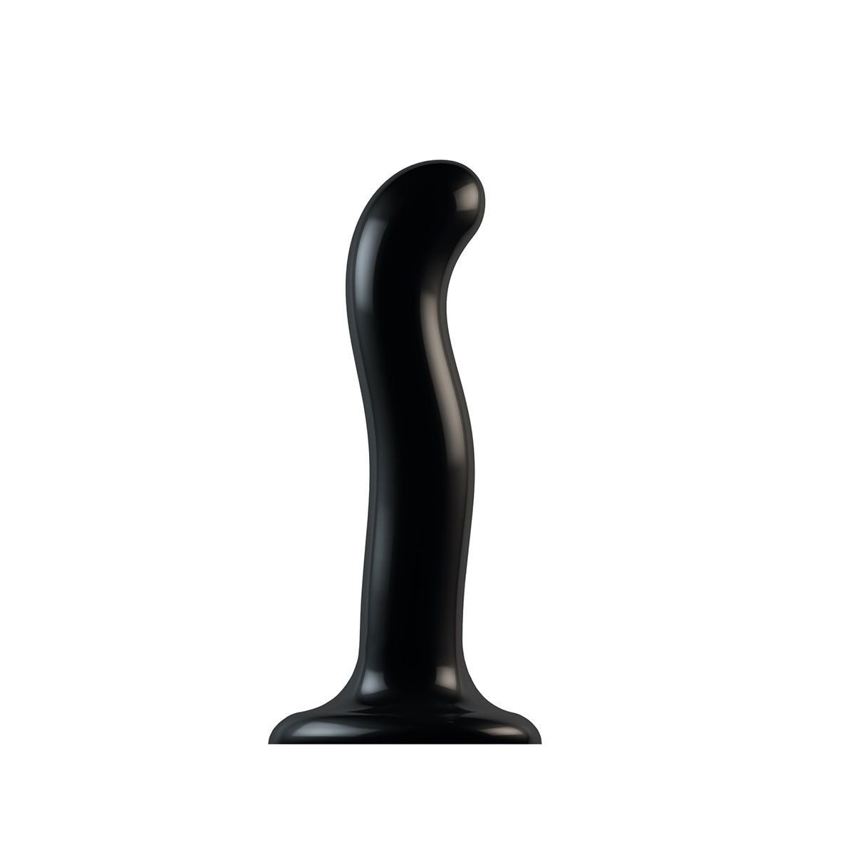 Lovely Planet - Strap-On-Me P&G-Spot Dildo Black Large - Dildos - Silicone