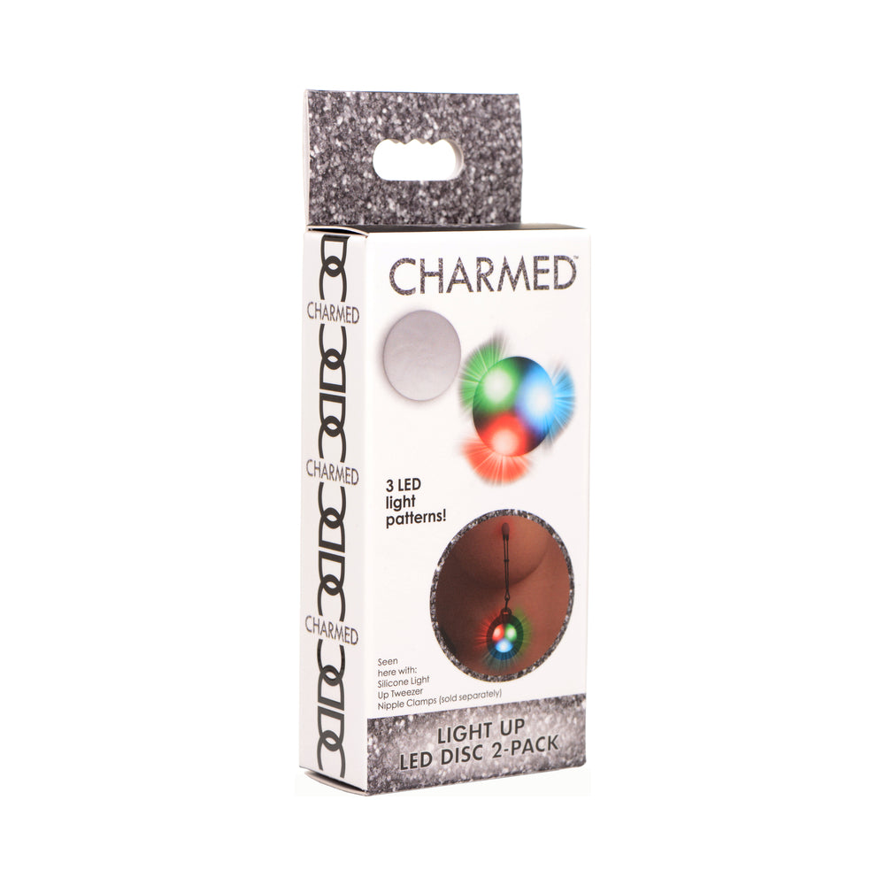 XR Brands - Charmed Light Up LED Disc Replacement 2-Pack - Batteries - ABS