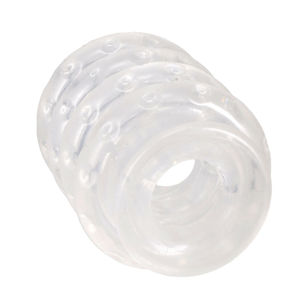 Rock Solid - ROCK SOLID Ball Stretcher Multi-Ring System Clear - Cockrings