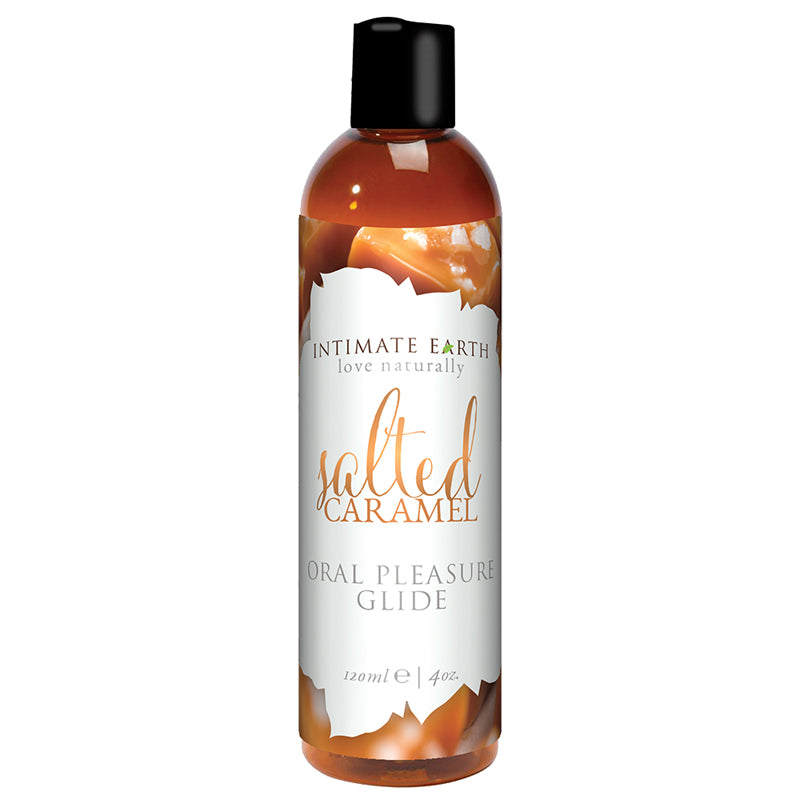 Intimate Earth - Intimate Earth Sea Salt Caramel Flavored Glide 120 ml/4 oz - Lubricants, Creams & Glides - Liquid