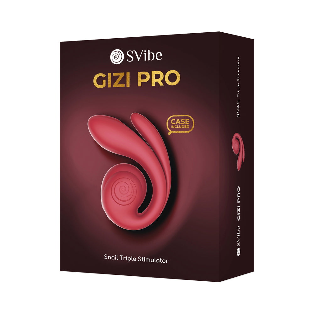 SVibe - SVibe Snail Gizi Pro Vibrator Bordeaux - Vibrators