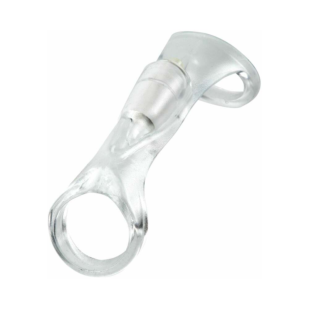 Pipedream - Fantasy X-tensions Vibrating Cock Sling Clear - Vibrators - Jelly/Rubber