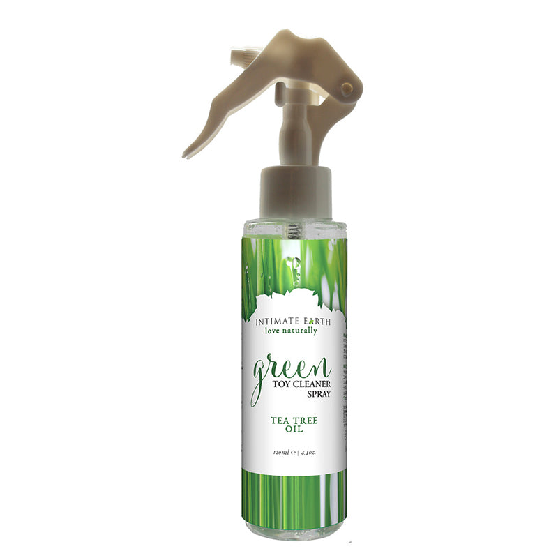 Intimate Earth - Intimate Earth Green Toy Cleaner Spray with Tea Tree Oil 4.1 oz. - Lubricants, Creams & Glides - Liquid