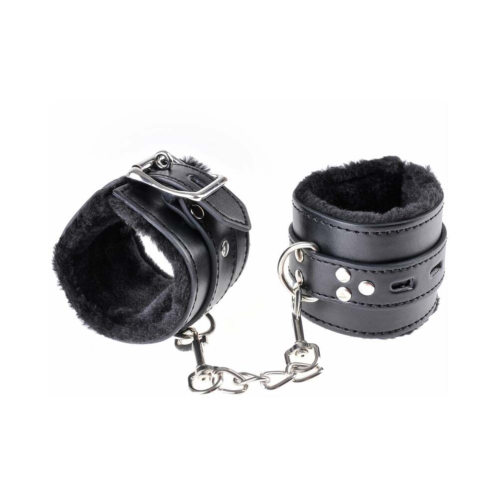 Pipedream - Fetish Fantasy Series Limited Edition Adjustable Cumfy Cuffs Black - Bondage & Fetish Toys - Fur
