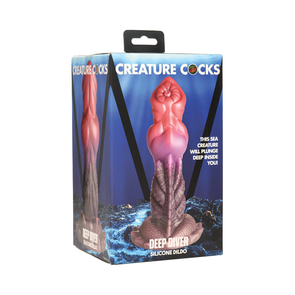 XR Brands - Creature Cocks Deep Diver Silicone Dildo - Dildos - Silicone
