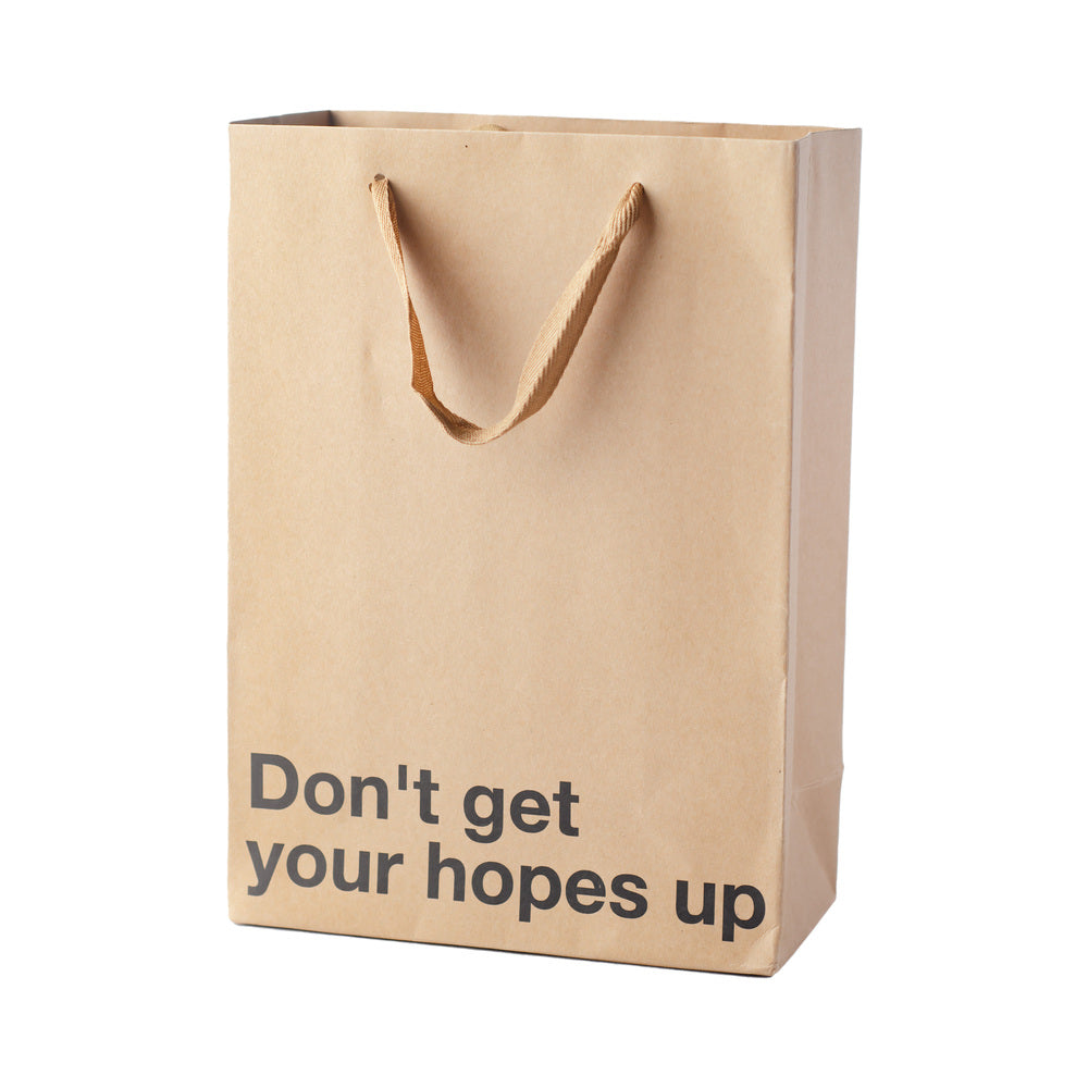 Wood Rocket - Snarky Gift Bags Don''t Get Your Hopes Up 3pk - Novelties & Games - Paper