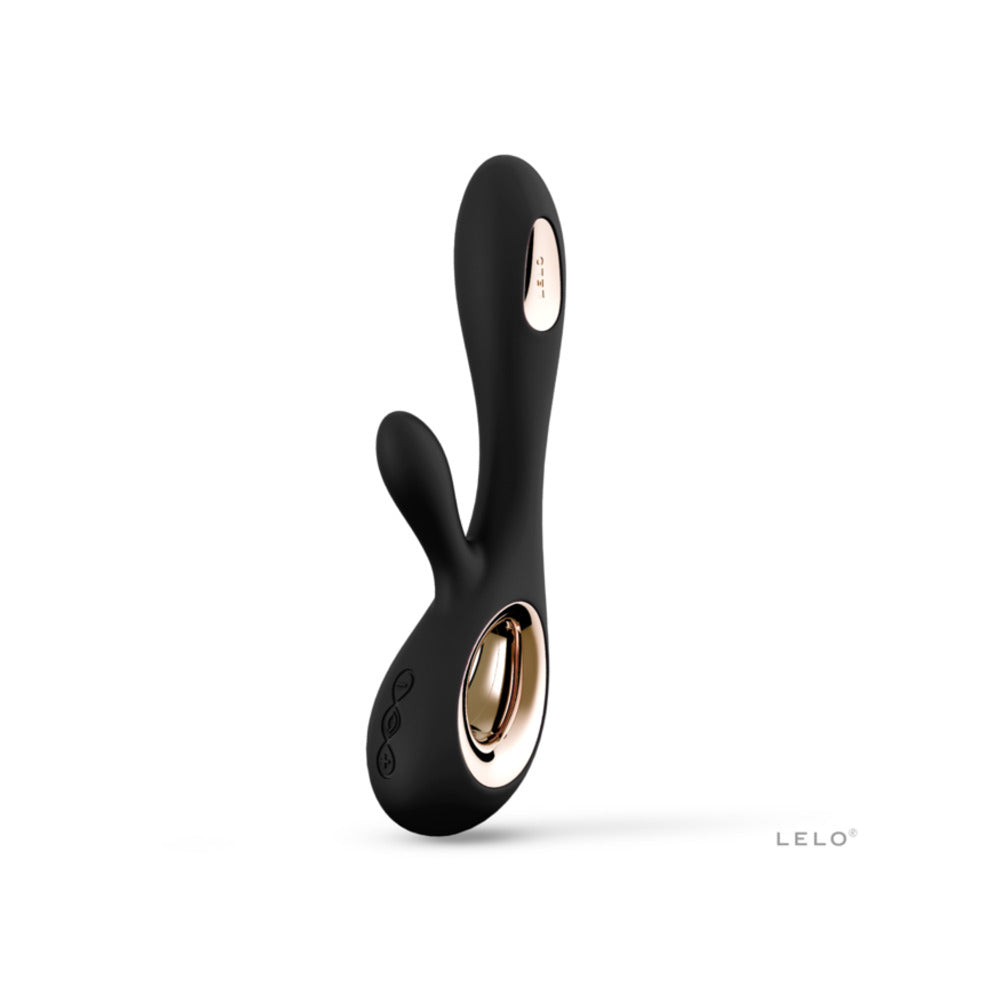 LELO - LELO SORAYA WAVE Rechargeable Rabbit Vibrator Black - Vibrators - Silicone