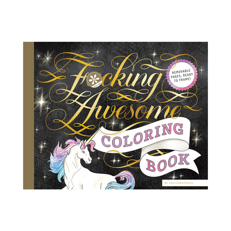 Hachette - Calligraphuck Fucking Awesome Coloring Book - Novelties & Games - Paper